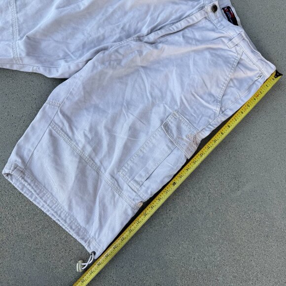 SouthPole VTG Mens Cargo Shorts Size 36 Tan 7 Pockets Y2K HipHop‎ Grunge Baggy - Picture 6 of 13